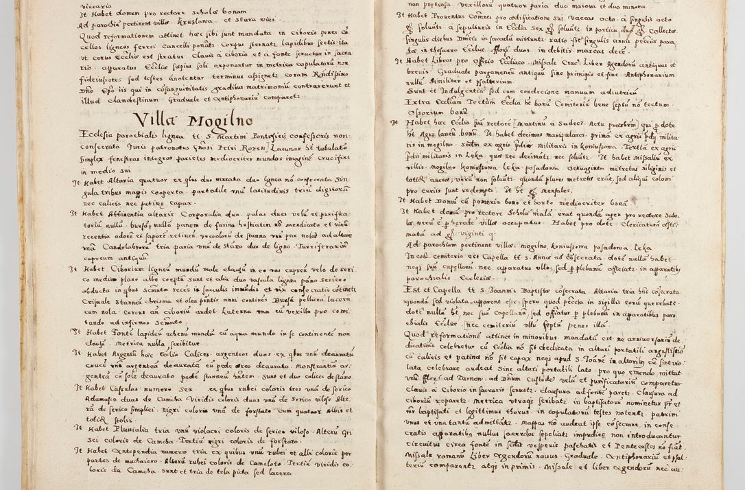 Zdjęcie nr 20 dla obiektu archiwalnego: Acta visitationis exterioris decanatuum Boboviensis, Sandecensis, Novi Fori ad Archidiaconatum Sandecensem pertinentium. Per venerabilem Christophorum Cazimirski praepositum Tarnoviensis ex comissione Illustrissimi Principis et Domini Domini Georgii Divina Miseratione S. R. Eccliae Tituli S. Sixti. Card. Praesbyteri Radziwił nuncupati Episcopatus Cracoviensis et Ducatus Severien administratoris perpertui in Olica et Nieswierz Ducis Anno Domini M.D.XC Sexto Pontificus SS Domini Domini Nostri Clementis Octavi Papae Anno in dictiae nona facta seu expedita
