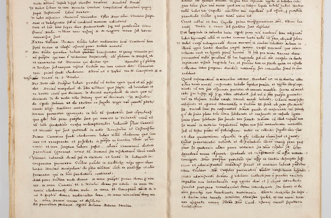Zdjęcie nr 23 dla obiektu archiwalnego: Acta visitationis exterioris decanatuum Boboviensis, Sandecensis, Novi Fori ad Archidiaconatum Sandecensem pertinentium. Per venerabilem Christophorum Cazimirski praepositum Tarnoviensis ex comissione Illustrissimi Principis et Domini Domini Georgii Divina Miseratione S. R. Eccliae Tituli S. Sixti. Card. Praesbyteri Radziwił nuncupati Episcopatus Cracoviensis et Ducatus Severien administratoris perpertui in Olica et Nieswierz Ducis Anno Domini M.D.XC Sexto Pontificus SS Domini Domini Nostri Clementis Octavi Papae Anno in dictiae nona facta seu expedita