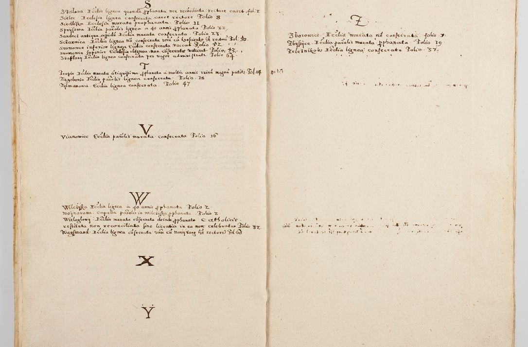 Zdjęcie nr 12 dla obiektu archiwalnego: Acta visitationis exterioris decanatuum Boboviensis, Sandecensis, Novi Fori ad Archidiaconatum Sandecensem pertinentium. Per venerabilem Christophorum Cazimirski praepositum Tarnoviensis ex comissione Illustrissimi Principis et Domini Domini Georgii Divina Miseratione S. R. Eccliae Tituli S. Sixti. Card. Praesbyteri Radziwił nuncupati Episcopatus Cracoviensis et Ducatus Severien administratoris perpertui in Olica et Nieswierz Ducis Anno Domini M.D.XC Sexto Pontificus SS Domini Domini Nostri Clementis Octavi Papae Anno in dictiae nona facta seu expedita