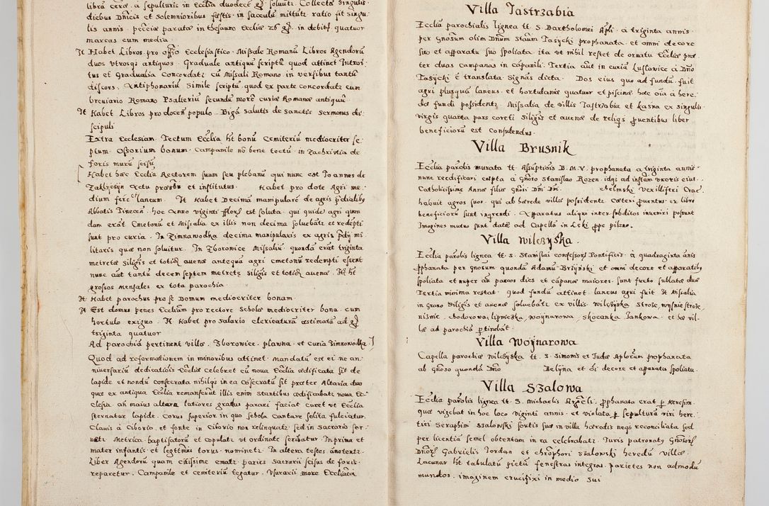 Zdjęcie nr 15 dla obiektu archiwalnego: Acta visitationis exterioris decanatuum Boboviensis, Sandecensis, Novi Fori ad Archidiaconatum Sandecensem pertinentium. Per venerabilem Christophorum Cazimirski praepositum Tarnoviensis ex comissione Illustrissimi Principis et Domini Domini Georgii Divina Miseratione S. R. Eccliae Tituli S. Sixti. Card. Praesbyteri Radziwił nuncupati Episcopatus Cracoviensis et Ducatus Severien administratoris perpertui in Olica et Nieswierz Ducis Anno Domini M.D.XC Sexto Pontificus SS Domini Domini Nostri Clementis Octavi Papae Anno in dictiae nona facta seu expedita