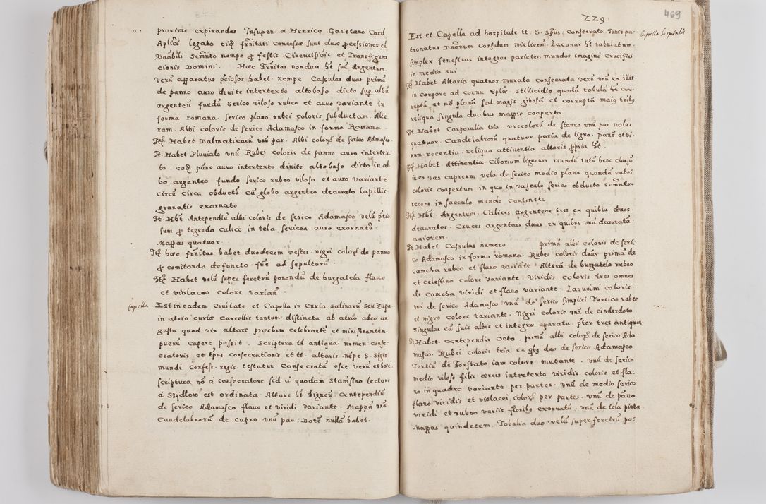 Zdjęcie nr 250 dla obiektu archiwalnego: Acta visitationis exterioris decanatuum Tarnoviensis, Dobcicensis, Woynicensis, Opatowiensis, Lypnicensis et Wielicensis ad Archidiaconatum Cracoviensis pertinentium per venerabilem Christophorum Cazimirski Praepositum Tarnoviensis mandato Illustrissimi Principis et Domini Domini Georgini Divina Miseratione S. R. Ecclessia Tituli S. Sixti Card. Praesbyteri Rzadziwł nuncupati Episcopatus Cracoviensis et Ducatus Severiensis administratoris perpetui in Olica et Neswiesz Ducis et ex commissione admodum Rndi. Dni. D. Stanislai Crasinski Archidiaconi in spiritualibus vicarii et generalis officialis Cracoviensis etc. etc.