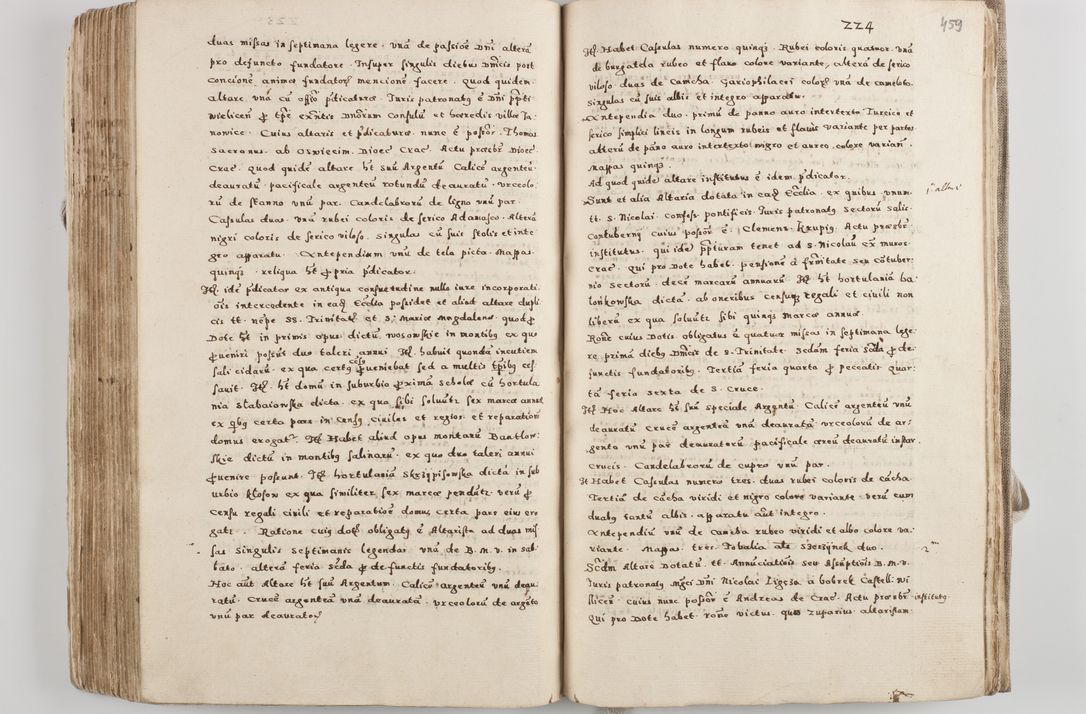 Zdjęcie nr 245 dla obiektu archiwalnego: Acta visitationis exterioris decanatuum Tarnoviensis, Dobcicensis, Woynicensis, Opatowiensis, Lypnicensis et Wielicensis ad Archidiaconatum Cracoviensis pertinentium per venerabilem Christophorum Cazimirski Praepositum Tarnoviensis mandato Illustrissimi Principis et Domini Domini Georgini Divina Miseratione S. R. Ecclessia Tituli S. Sixti Card. Praesbyteri Rzadziwł nuncupati Episcopatus Cracoviensis et Ducatus Severiensis administratoris perpetui in Olica et Neswiesz Ducis et ex commissione admodum Rndi. Dni. D. Stanislai Crasinski Archidiaconi in spiritualibus vicarii et generalis officialis Cracoviensis etc. etc.