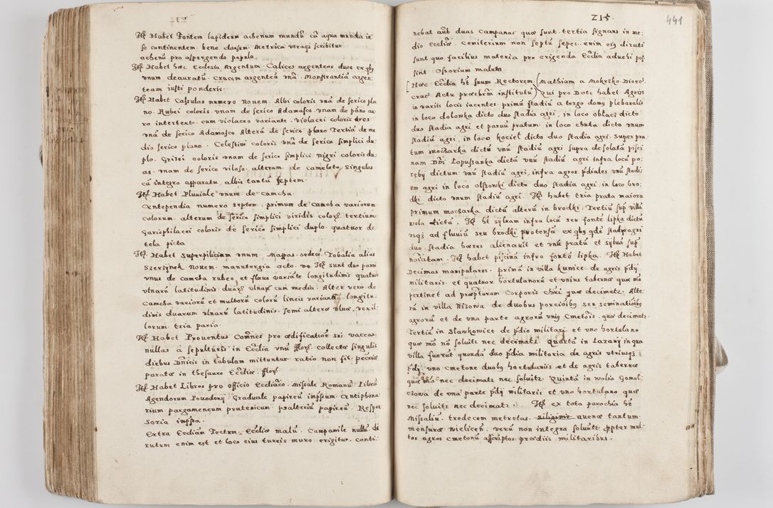 Zdjęcie nr 236 dla obiektu archiwalnego: Acta visitationis exterioris decanatuum Tarnoviensis, Dobcicensis, Woynicensis, Opatowiensis, Lypnicensis et Wielicensis ad Archidiaconatum Cracoviensis pertinentium per venerabilem Christophorum Cazimirski Praepositum Tarnoviensis mandato Illustrissimi Principis et Domini Domini Georgini Divina Miseratione S. R. Ecclessia Tituli S. Sixti Card. Praesbyteri Rzadziwł nuncupati Episcopatus Cracoviensis et Ducatus Severiensis administratoris perpetui in Olica et Neswiesz Ducis et ex commissione admodum Rndi. Dni. D. Stanislai Crasinski Archidiaconi in spiritualibus vicarii et generalis officialis Cracoviensis etc. etc.