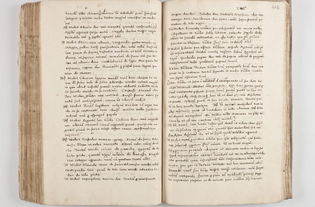 Zdjęcie nr 227 dla obiektu archiwalnego: Acta visitationis exterioris decanatuum Tarnoviensis, Dobcicensis, Woynicensis, Opatowiensis, Lypnicensis et Wielicensis ad Archidiaconatum Cracoviensis pertinentium per venerabilem Christophorum Cazimirski Praepositum Tarnoviensis mandato Illustrissimi Principis et Domini Domini Georgini Divina Miseratione S. R. Ecclessia Tituli S. Sixti Card. Praesbyteri Rzadziwł nuncupati Episcopatus Cracoviensis et Ducatus Severiensis administratoris perpetui in Olica et Neswiesz Ducis et ex commissione admodum Rndi. Dni. D. Stanislai Crasinski Archidiaconi in spiritualibus vicarii et generalis officialis Cracoviensis etc. etc.