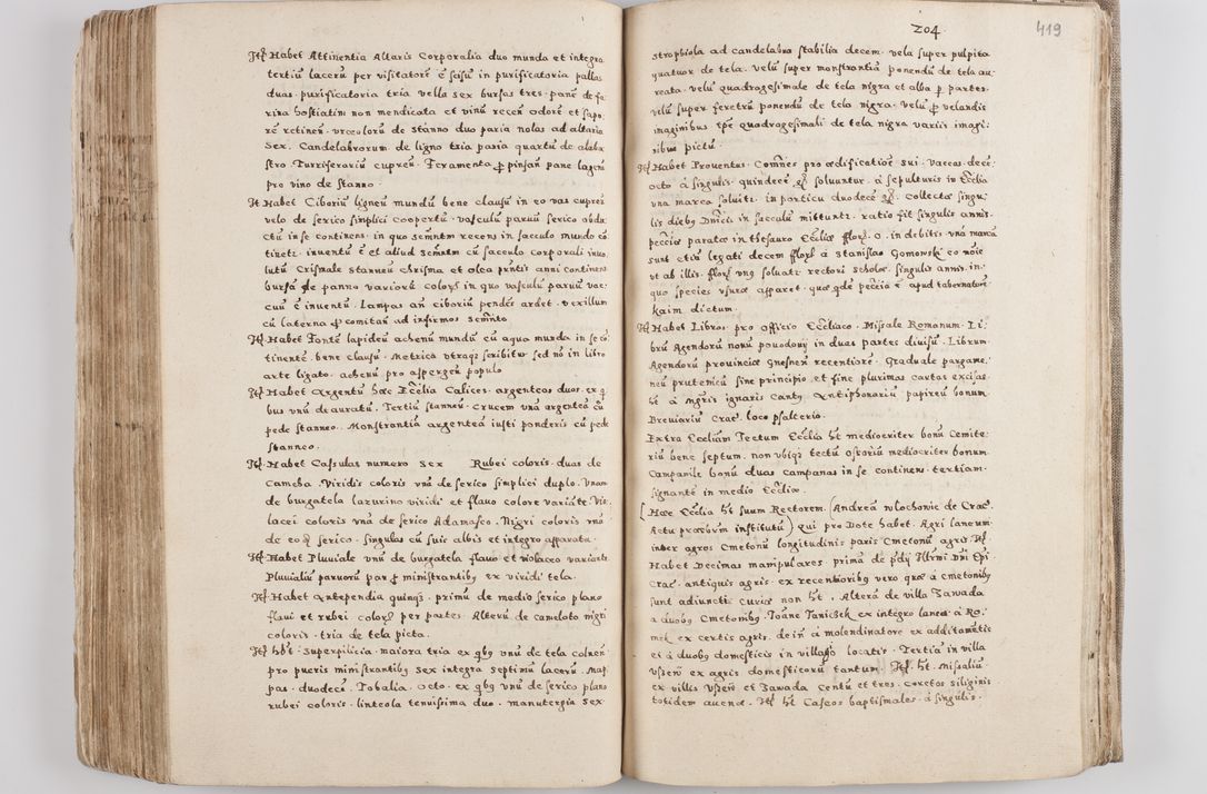 Zdjęcie nr 225 dla obiektu archiwalnego: Acta visitationis exterioris decanatuum Tarnoviensis, Dobcicensis, Woynicensis, Opatowiensis, Lypnicensis et Wielicensis ad Archidiaconatum Cracoviensis pertinentium per venerabilem Christophorum Cazimirski Praepositum Tarnoviensis mandato Illustrissimi Principis et Domini Domini Georgini Divina Miseratione S. R. Ecclessia Tituli S. Sixti Card. Praesbyteri Rzadziwł nuncupati Episcopatus Cracoviensis et Ducatus Severiensis administratoris perpetui in Olica et Neswiesz Ducis et ex commissione admodum Rndi. Dni. D. Stanislai Crasinski Archidiaconi in spiritualibus vicarii et generalis officialis Cracoviensis etc. etc.