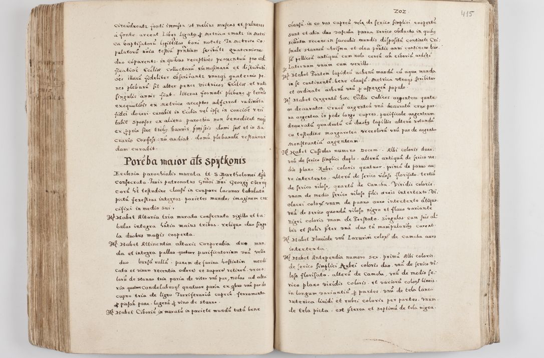 Zdjęcie nr 223 dla obiektu archiwalnego: Acta visitationis exterioris decanatuum Tarnoviensis, Dobcicensis, Woynicensis, Opatowiensis, Lypnicensis et Wielicensis ad Archidiaconatum Cracoviensis pertinentium per venerabilem Christophorum Cazimirski Praepositum Tarnoviensis mandato Illustrissimi Principis et Domini Domini Georgini Divina Miseratione S. R. Ecclessia Tituli S. Sixti Card. Praesbyteri Rzadziwł nuncupati Episcopatus Cracoviensis et Ducatus Severiensis administratoris perpetui in Olica et Neswiesz Ducis et ex commissione admodum Rndi. Dni. D. Stanislai Crasinski Archidiaconi in spiritualibus vicarii et generalis officialis Cracoviensis etc. etc.