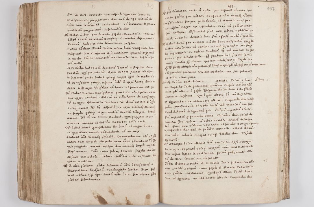 Zdjęcie nr 214 dla obiektu archiwalnego: Acta visitationis exterioris decanatuum Tarnoviensis, Dobcicensis, Woynicensis, Opatowiensis, Lypnicensis et Wielicensis ad Archidiaconatum Cracoviensis pertinentium per venerabilem Christophorum Cazimirski Praepositum Tarnoviensis mandato Illustrissimi Principis et Domini Domini Georgini Divina Miseratione S. R. Ecclessia Tituli S. Sixti Card. Praesbyteri Rzadziwł nuncupati Episcopatus Cracoviensis et Ducatus Severiensis administratoris perpetui in Olica et Neswiesz Ducis et ex commissione admodum Rndi. Dni. D. Stanislai Crasinski Archidiaconi in spiritualibus vicarii et generalis officialis Cracoviensis etc. etc.