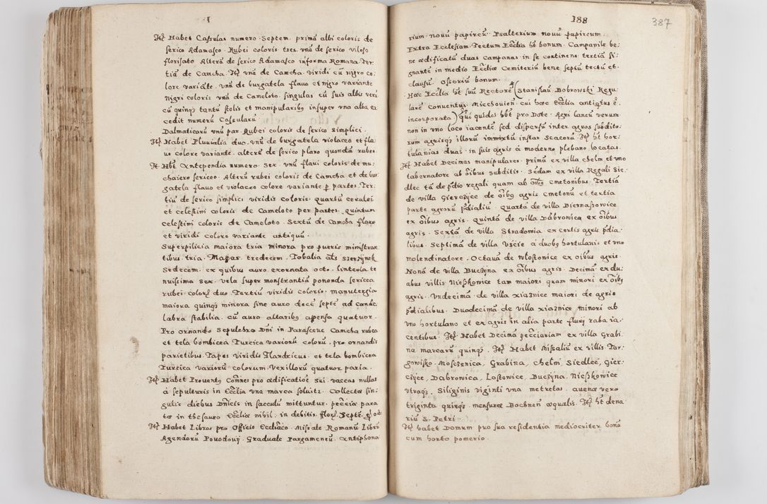 Zdjęcie nr 209 dla obiektu archiwalnego: Acta visitationis exterioris decanatuum Tarnoviensis, Dobcicensis, Woynicensis, Opatowiensis, Lypnicensis et Wielicensis ad Archidiaconatum Cracoviensis pertinentium per venerabilem Christophorum Cazimirski Praepositum Tarnoviensis mandato Illustrissimi Principis et Domini Domini Georgini Divina Miseratione S. R. Ecclessia Tituli S. Sixti Card. Praesbyteri Rzadziwł nuncupati Episcopatus Cracoviensis et Ducatus Severiensis administratoris perpetui in Olica et Neswiesz Ducis et ex commissione admodum Rndi. Dni. D. Stanislai Crasinski Archidiaconi in spiritualibus vicarii et generalis officialis Cracoviensis etc. etc.