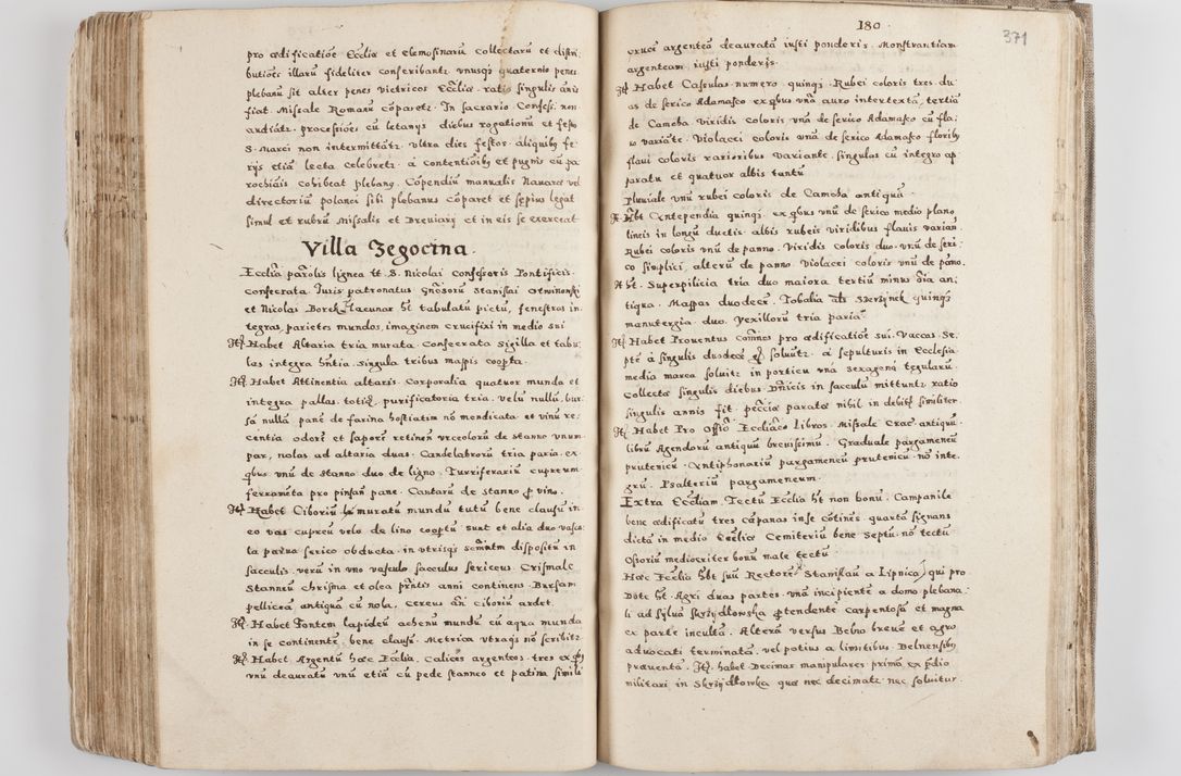 Zdjęcie nr 201 dla obiektu archiwalnego: Acta visitationis exterioris decanatuum Tarnoviensis, Dobcicensis, Woynicensis, Opatowiensis, Lypnicensis et Wielicensis ad Archidiaconatum Cracoviensis pertinentium per venerabilem Christophorum Cazimirski Praepositum Tarnoviensis mandato Illustrissimi Principis et Domini Domini Georgini Divina Miseratione S. R. Ecclessia Tituli S. Sixti Card. Praesbyteri Rzadziwł nuncupati Episcopatus Cracoviensis et Ducatus Severiensis administratoris perpetui in Olica et Neswiesz Ducis et ex commissione admodum Rndi. Dni. D. Stanislai Crasinski Archidiaconi in spiritualibus vicarii et generalis officialis Cracoviensis etc. etc.
