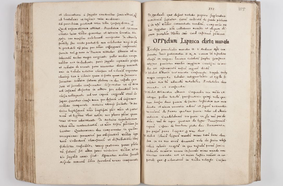 Zdjęcie nr 193 dla obiektu archiwalnego: Acta visitationis exterioris decanatuum Tarnoviensis, Dobcicensis, Woynicensis, Opatowiensis, Lypnicensis et Wielicensis ad Archidiaconatum Cracoviensis pertinentium per venerabilem Christophorum Cazimirski Praepositum Tarnoviensis mandato Illustrissimi Principis et Domini Domini Georgini Divina Miseratione S. R. Ecclessia Tituli S. Sixti Card. Praesbyteri Rzadziwł nuncupati Episcopatus Cracoviensis et Ducatus Severiensis administratoris perpetui in Olica et Neswiesz Ducis et ex commissione admodum Rndi. Dni. D. Stanislai Crasinski Archidiaconi in spiritualibus vicarii et generalis officialis Cracoviensis etc. etc.