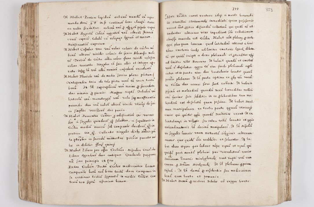Zdjęcie nr 192 dla obiektu archiwalnego: Acta visitationis exterioris decanatuum Tarnoviensis, Dobcicensis, Woynicensis, Opatowiensis, Lypnicensis et Wielicensis ad Archidiaconatum Cracoviensis pertinentium per venerabilem Christophorum Cazimirski Praepositum Tarnoviensis mandato Illustrissimi Principis et Domini Domini Georgini Divina Miseratione S. R. Ecclessia Tituli S. Sixti Card. Praesbyteri Rzadziwł nuncupati Episcopatus Cracoviensis et Ducatus Severiensis administratoris perpetui in Olica et Neswiesz Ducis et ex commissione admodum Rndi. Dni. D. Stanislai Crasinski Archidiaconi in spiritualibus vicarii et generalis officialis Cracoviensis etc. etc.