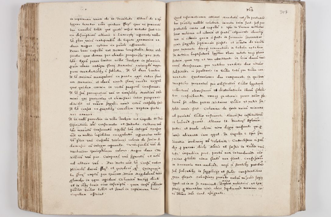 Zdjęcie nr 189 dla obiektu archiwalnego: Acta visitationis exterioris decanatuum Tarnoviensis, Dobcicensis, Woynicensis, Opatowiensis, Lypnicensis et Wielicensis ad Archidiaconatum Cracoviensis pertinentium per venerabilem Christophorum Cazimirski Praepositum Tarnoviensis mandato Illustrissimi Principis et Domini Domini Georgini Divina Miseratione S. R. Ecclessia Tituli S. Sixti Card. Praesbyteri Rzadziwł nuncupati Episcopatus Cracoviensis et Ducatus Severiensis administratoris perpetui in Olica et Neswiesz Ducis et ex commissione admodum Rndi. Dni. D. Stanislai Crasinski Archidiaconi in spiritualibus vicarii et generalis officialis Cracoviensis etc. etc.
