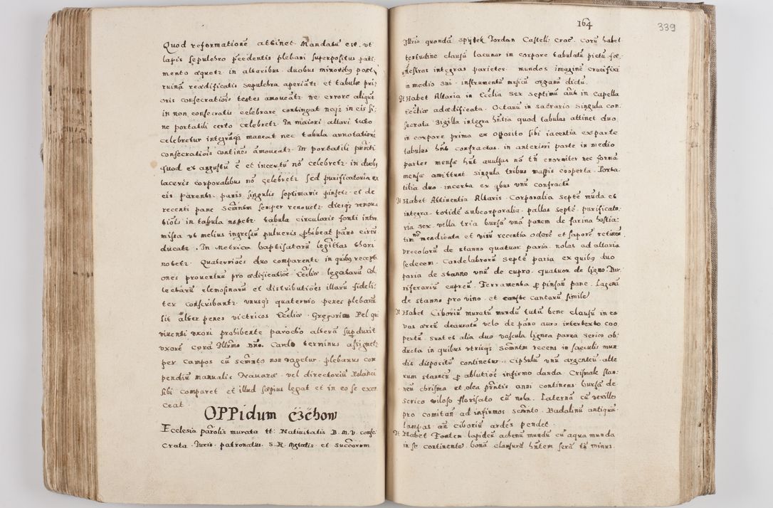 Zdjęcie nr 185 dla obiektu archiwalnego: Acta visitationis exterioris decanatuum Tarnoviensis, Dobcicensis, Woynicensis, Opatowiensis, Lypnicensis et Wielicensis ad Archidiaconatum Cracoviensis pertinentium per venerabilem Christophorum Cazimirski Praepositum Tarnoviensis mandato Illustrissimi Principis et Domini Domini Georgini Divina Miseratione S. R. Ecclessia Tituli S. Sixti Card. Praesbyteri Rzadziwł nuncupati Episcopatus Cracoviensis et Ducatus Severiensis administratoris perpetui in Olica et Neswiesz Ducis et ex commissione admodum Rndi. Dni. D. Stanislai Crasinski Archidiaconi in spiritualibus vicarii et generalis officialis Cracoviensis etc. etc.