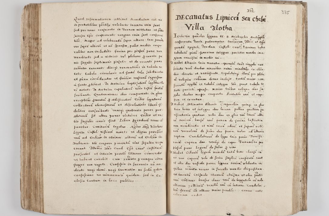 Zdjęcie nr 183 dla obiektu archiwalnego: Acta visitationis exterioris decanatuum Tarnoviensis, Dobcicensis, Woynicensis, Opatowiensis, Lypnicensis et Wielicensis ad Archidiaconatum Cracoviensis pertinentium per venerabilem Christophorum Cazimirski Praepositum Tarnoviensis mandato Illustrissimi Principis et Domini Domini Georgini Divina Miseratione S. R. Ecclessia Tituli S. Sixti Card. Praesbyteri Rzadziwł nuncupati Episcopatus Cracoviensis et Ducatus Severiensis administratoris perpetui in Olica et Neswiesz Ducis et ex commissione admodum Rndi. Dni. D. Stanislai Crasinski Archidiaconi in spiritualibus vicarii et generalis officialis Cracoviensis etc. etc.