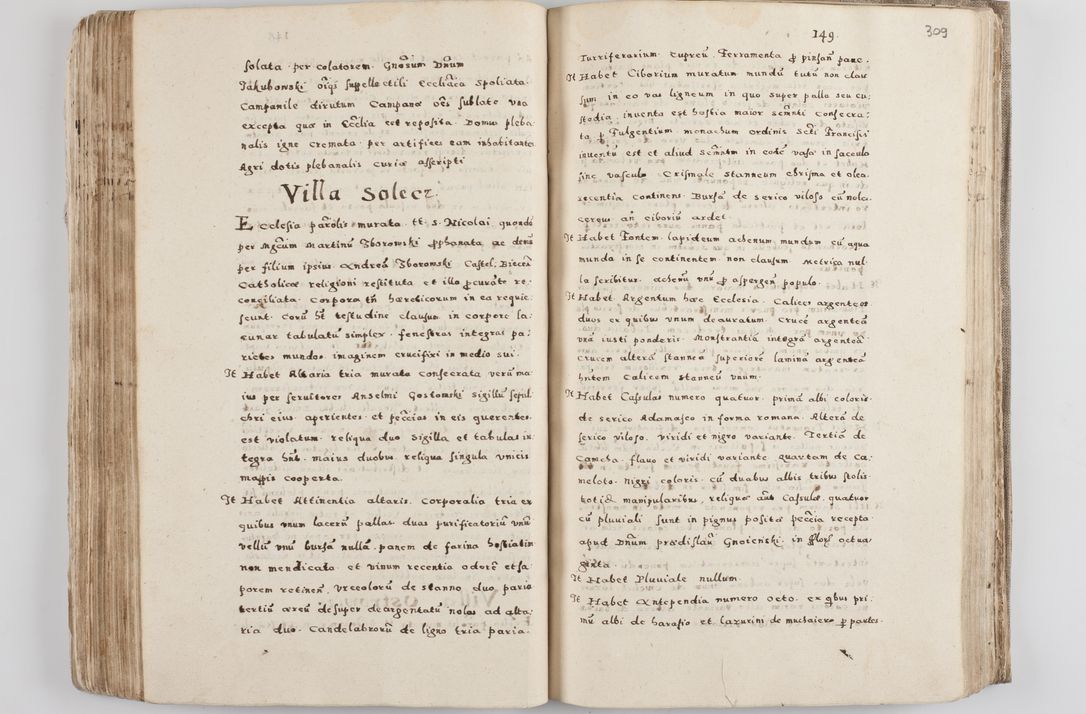 Zdjęcie nr 169 dla obiektu archiwalnego: Acta visitationis exterioris decanatuum Tarnoviensis, Dobcicensis, Woynicensis, Opatowiensis, Lypnicensis et Wielicensis ad Archidiaconatum Cracoviensis pertinentium per venerabilem Christophorum Cazimirski Praepositum Tarnoviensis mandato Illustrissimi Principis et Domini Domini Georgini Divina Miseratione S. R. Ecclessia Tituli S. Sixti Card. Praesbyteri Rzadziwł nuncupati Episcopatus Cracoviensis et Ducatus Severiensis administratoris perpetui in Olica et Neswiesz Ducis et ex commissione admodum Rndi. Dni. D. Stanislai Crasinski Archidiaconi in spiritualibus vicarii et generalis officialis Cracoviensis etc. etc.