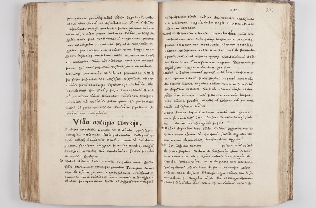 Zdjęcie nr 152 dla obiektu archiwalnego: Acta visitationis exterioris decanatuum Tarnoviensis, Dobcicensis, Woynicensis, Opatowiensis, Lypnicensis et Wielicensis ad Archidiaconatum Cracoviensis pertinentium per venerabilem Christophorum Cazimirski Praepositum Tarnoviensis mandato Illustrissimi Principis et Domini Domini Georgini Divina Miseratione S. R. Ecclessia Tituli S. Sixti Card. Praesbyteri Rzadziwł nuncupati Episcopatus Cracoviensis et Ducatus Severiensis administratoris perpetui in Olica et Neswiesz Ducis et ex commissione admodum Rndi. Dni. D. Stanislai Crasinski Archidiaconi in spiritualibus vicarii et generalis officialis Cracoviensis etc. etc.