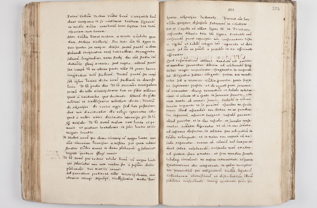 Zdjęcie nr 141 dla obiektu archiwalnego: Acta visitationis exterioris decanatuum Tarnoviensis, Dobcicensis, Woynicensis, Opatowiensis, Lypnicensis et Wielicensis ad Archidiaconatum Cracoviensis pertinentium per venerabilem Christophorum Cazimirski Praepositum Tarnoviensis mandato Illustrissimi Principis et Domini Domini Georgini Divina Miseratione S. R. Ecclessia Tituli S. Sixti Card. Praesbyteri Rzadziwł nuncupati Episcopatus Cracoviensis et Ducatus Severiensis administratoris perpetui in Olica et Neswiesz Ducis et ex commissione admodum Rndi. Dni. D. Stanislai Crasinski Archidiaconi in spiritualibus vicarii et generalis officialis Cracoviensis etc. etc.