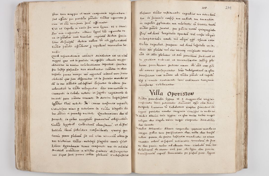 Zdjęcie nr 135 dla obiektu archiwalnego: Acta visitationis exterioris decanatuum Tarnoviensis, Dobcicensis, Woynicensis, Opatowiensis, Lypnicensis et Wielicensis ad Archidiaconatum Cracoviensis pertinentium per venerabilem Christophorum Cazimirski Praepositum Tarnoviensis mandato Illustrissimi Principis et Domini Domini Georgini Divina Miseratione S. R. Ecclessia Tituli S. Sixti Card. Praesbyteri Rzadziwł nuncupati Episcopatus Cracoviensis et Ducatus Severiensis administratoris perpetui in Olica et Neswiesz Ducis et ex commissione admodum Rndi. Dni. D. Stanislai Crasinski Archidiaconi in spiritualibus vicarii et generalis officialis Cracoviensis etc. etc.