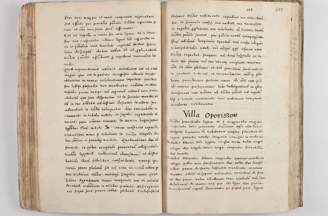 Zdjęcie nr 134 dla obiektu archiwalnego: Acta visitationis exterioris decanatuum Tarnoviensis, Dobcicensis, Woynicensis, Opatowiensis, Lypnicensis et Wielicensis ad Archidiaconatum Cracoviensis pertinentium per venerabilem Christophorum Cazimirski Praepositum Tarnoviensis mandato Illustrissimi Principis et Domini Domini Georgini Divina Miseratione S. R. Ecclessia Tituli S. Sixti Card. Praesbyteri Rzadziwł nuncupati Episcopatus Cracoviensis et Ducatus Severiensis administratoris perpetui in Olica et Neswiesz Ducis et ex commissione admodum Rndi. Dni. D. Stanislai Crasinski Archidiaconi in spiritualibus vicarii et generalis officialis Cracoviensis etc. etc.