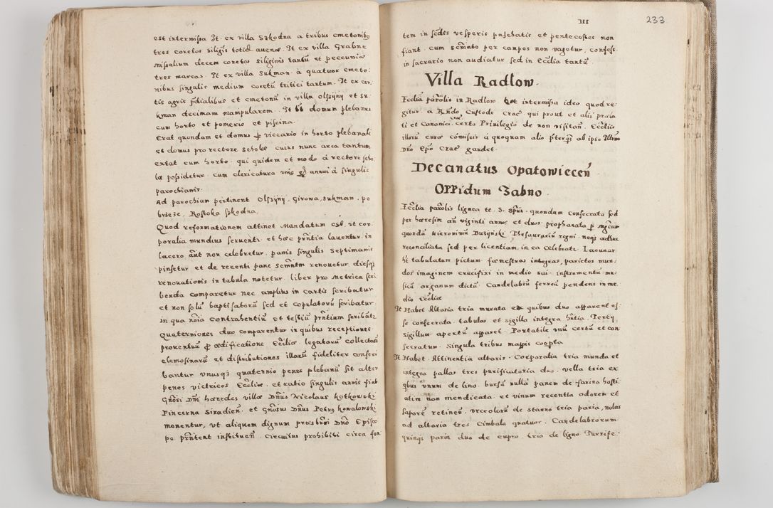 Zdjęcie nr 130 dla obiektu archiwalnego: Acta visitationis exterioris decanatuum Tarnoviensis, Dobcicensis, Woynicensis, Opatowiensis, Lypnicensis et Wielicensis ad Archidiaconatum Cracoviensis pertinentium per venerabilem Christophorum Cazimirski Praepositum Tarnoviensis mandato Illustrissimi Principis et Domini Domini Georgini Divina Miseratione S. R. Ecclessia Tituli S. Sixti Card. Praesbyteri Rzadziwł nuncupati Episcopatus Cracoviensis et Ducatus Severiensis administratoris perpetui in Olica et Neswiesz Ducis et ex commissione admodum Rndi. Dni. D. Stanislai Crasinski Archidiaconi in spiritualibus vicarii et generalis officialis Cracoviensis etc. etc.