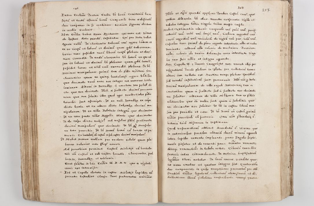 Zdjęcie nr 121 dla obiektu archiwalnego: Acta visitationis exterioris decanatuum Tarnoviensis, Dobcicensis, Woynicensis, Opatowiensis, Lypnicensis et Wielicensis ad Archidiaconatum Cracoviensis pertinentium per venerabilem Christophorum Cazimirski Praepositum Tarnoviensis mandato Illustrissimi Principis et Domini Domini Georgini Divina Miseratione S. R. Ecclessia Tituli S. Sixti Card. Praesbyteri Rzadziwł nuncupati Episcopatus Cracoviensis et Ducatus Severiensis administratoris perpetui in Olica et Neswiesz Ducis et ex commissione admodum Rndi. Dni. D. Stanislai Crasinski Archidiaconi in spiritualibus vicarii et generalis officialis Cracoviensis etc. etc.