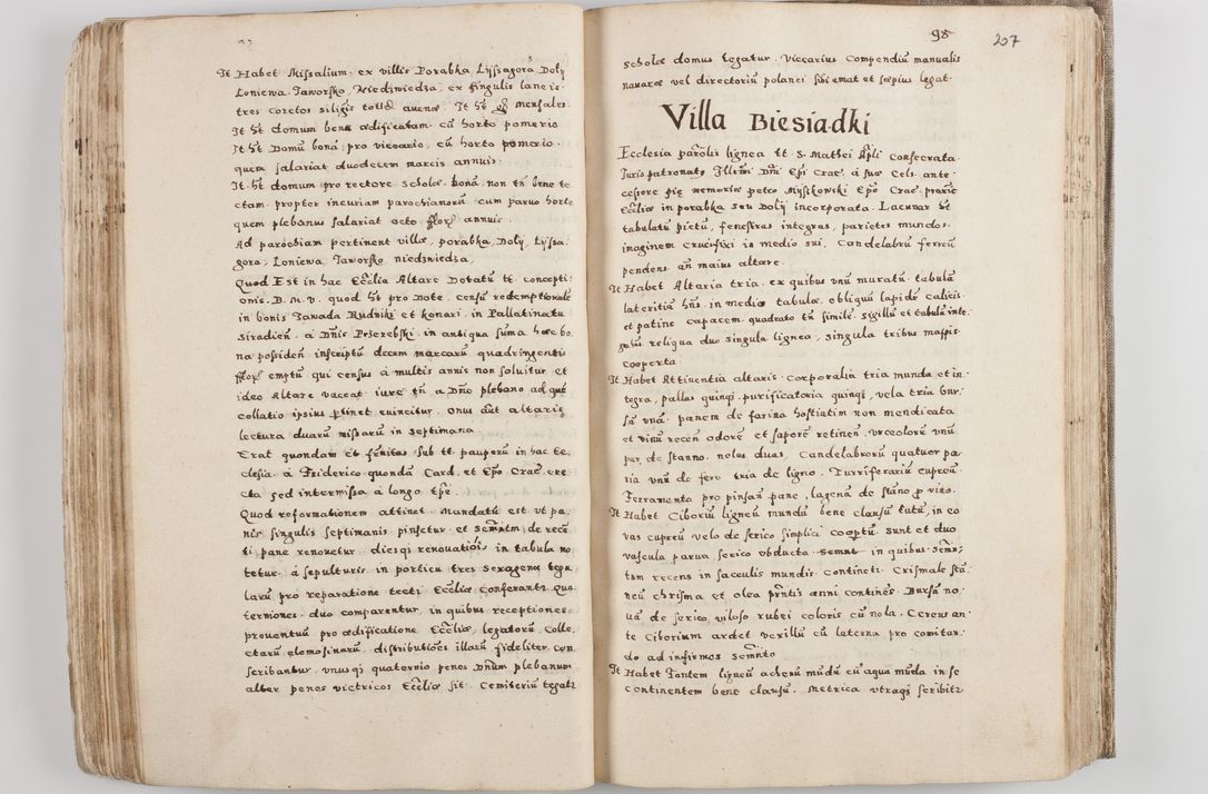 Zdjęcie nr 115 dla obiektu archiwalnego: Acta visitationis exterioris decanatuum Tarnoviensis, Dobcicensis, Woynicensis, Opatowiensis, Lypnicensis et Wielicensis ad Archidiaconatum Cracoviensis pertinentium per venerabilem Christophorum Cazimirski Praepositum Tarnoviensis mandato Illustrissimi Principis et Domini Domini Georgini Divina Miseratione S. R. Ecclessia Tituli S. Sixti Card. Praesbyteri Rzadziwł nuncupati Episcopatus Cracoviensis et Ducatus Severiensis administratoris perpetui in Olica et Neswiesz Ducis et ex commissione admodum Rndi. Dni. D. Stanislai Crasinski Archidiaconi in spiritualibus vicarii et generalis officialis Cracoviensis etc. etc.