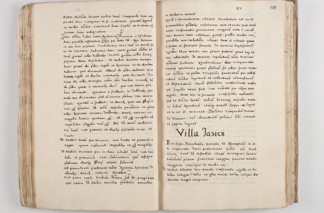 Zdjęcie nr 104 dla obiektu archiwalnego: Acta visitationis exterioris decanatuum Tarnoviensis, Dobcicensis, Woynicensis, Opatowiensis, Lypnicensis et Wielicensis ad Archidiaconatum Cracoviensis pertinentium per venerabilem Christophorum Cazimirski Praepositum Tarnoviensis mandato Illustrissimi Principis et Domini Domini Georgini Divina Miseratione S. R. Ecclessia Tituli S. Sixti Card. Praesbyteri Rzadziwł nuncupati Episcopatus Cracoviensis et Ducatus Severiensis administratoris perpetui in Olica et Neswiesz Ducis et ex commissione admodum Rndi. Dni. D. Stanislai Crasinski Archidiaconi in spiritualibus vicarii et generalis officialis Cracoviensis etc. etc.