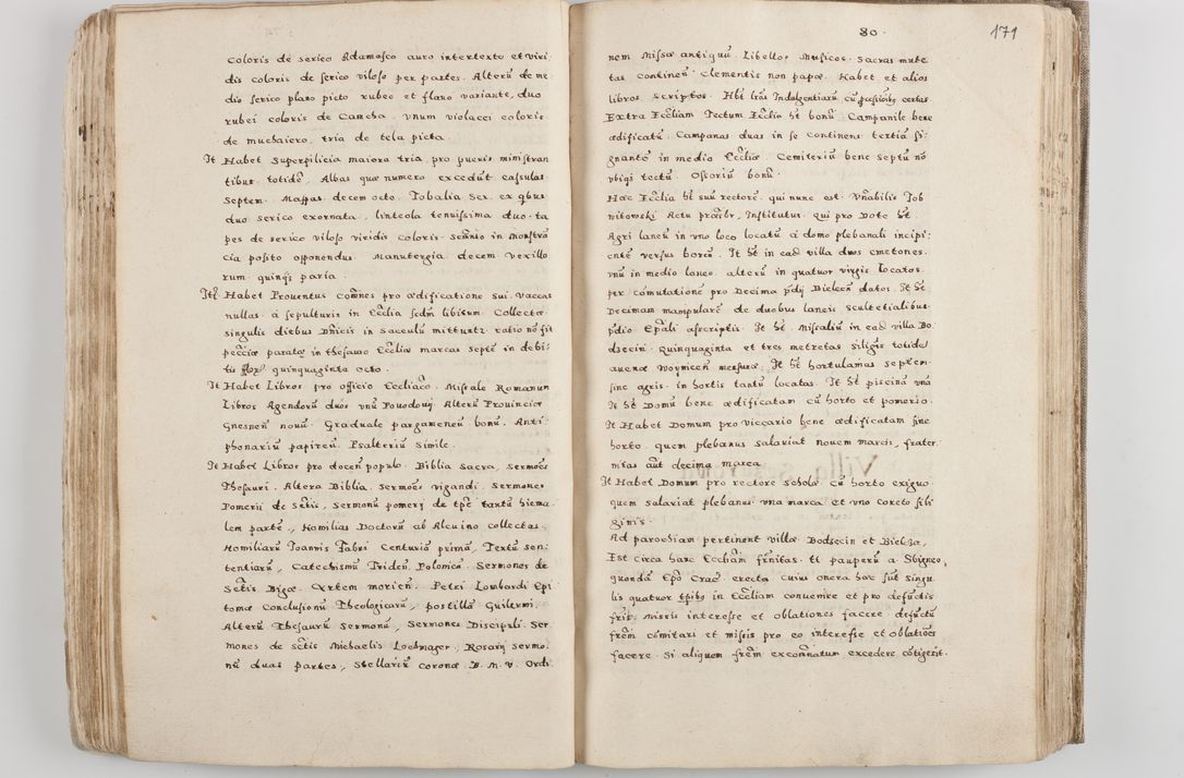 Zdjęcie nr 96 dla obiektu archiwalnego: Acta visitationis exterioris decanatuum Tarnoviensis, Dobcicensis, Woynicensis, Opatowiensis, Lypnicensis et Wielicensis ad Archidiaconatum Cracoviensis pertinentium per venerabilem Christophorum Cazimirski Praepositum Tarnoviensis mandato Illustrissimi Principis et Domini Domini Georgini Divina Miseratione S. R. Ecclessia Tituli S. Sixti Card. Praesbyteri Rzadziwł nuncupati Episcopatus Cracoviensis et Ducatus Severiensis administratoris perpetui in Olica et Neswiesz Ducis et ex commissione admodum Rndi. Dni. D. Stanislai Crasinski Archidiaconi in spiritualibus vicarii et generalis officialis Cracoviensis etc. etc.
