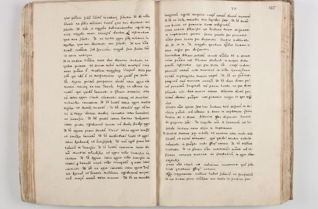 Zdjęcie nr 93 dla obiektu archiwalnego: Acta visitationis exterioris decanatuum Tarnoviensis, Dobcicensis, Woynicensis, Opatowiensis, Lypnicensis et Wielicensis ad Archidiaconatum Cracoviensis pertinentium per venerabilem Christophorum Cazimirski Praepositum Tarnoviensis mandato Illustrissimi Principis et Domini Domini Georgini Divina Miseratione S. R. Ecclessia Tituli S. Sixti Card. Praesbyteri Rzadziwł nuncupati Episcopatus Cracoviensis et Ducatus Severiensis administratoris perpetui in Olica et Neswiesz Ducis et ex commissione admodum Rndi. Dni. D. Stanislai Crasinski Archidiaconi in spiritualibus vicarii et generalis officialis Cracoviensis etc. etc.