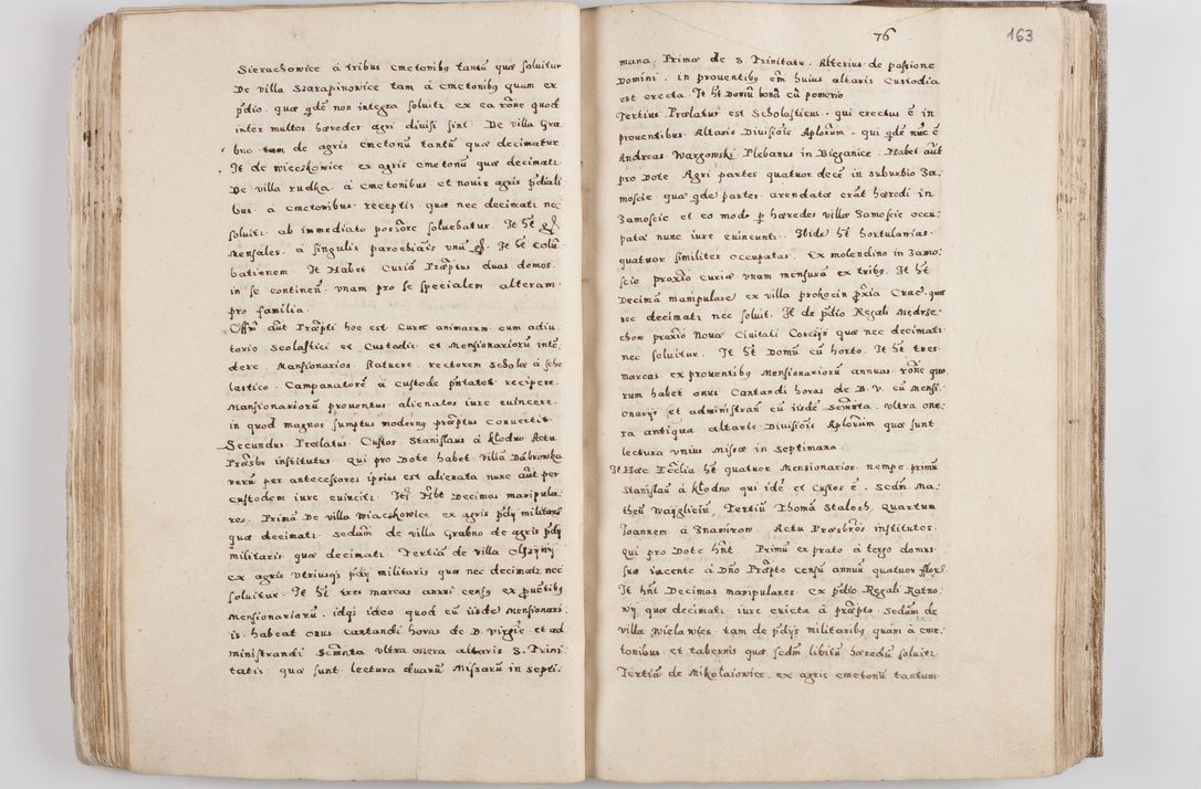 Zdjęcie nr 92 dla obiektu archiwalnego: Acta visitationis exterioris decanatuum Tarnoviensis, Dobcicensis, Woynicensis, Opatowiensis, Lypnicensis et Wielicensis ad Archidiaconatum Cracoviensis pertinentium per venerabilem Christophorum Cazimirski Praepositum Tarnoviensis mandato Illustrissimi Principis et Domini Domini Georgini Divina Miseratione S. R. Ecclessia Tituli S. Sixti Card. Praesbyteri Rzadziwł nuncupati Episcopatus Cracoviensis et Ducatus Severiensis administratoris perpetui in Olica et Neswiesz Ducis et ex commissione admodum Rndi. Dni. D. Stanislai Crasinski Archidiaconi in spiritualibus vicarii et generalis officialis Cracoviensis etc. etc.