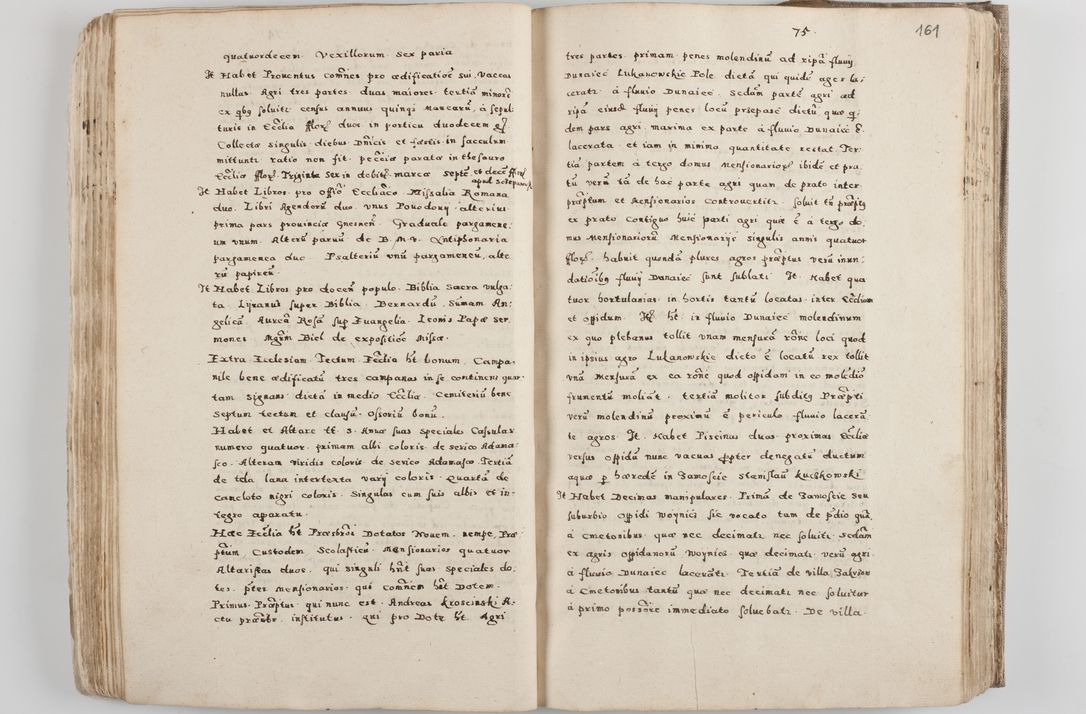 Zdjęcie nr 91 dla obiektu archiwalnego: Acta visitationis exterioris decanatuum Tarnoviensis, Dobcicensis, Woynicensis, Opatowiensis, Lypnicensis et Wielicensis ad Archidiaconatum Cracoviensis pertinentium per venerabilem Christophorum Cazimirski Praepositum Tarnoviensis mandato Illustrissimi Principis et Domini Domini Georgini Divina Miseratione S. R. Ecclessia Tituli S. Sixti Card. Praesbyteri Rzadziwł nuncupati Episcopatus Cracoviensis et Ducatus Severiensis administratoris perpetui in Olica et Neswiesz Ducis et ex commissione admodum Rndi. Dni. D. Stanislai Crasinski Archidiaconi in spiritualibus vicarii et generalis officialis Cracoviensis etc. etc.