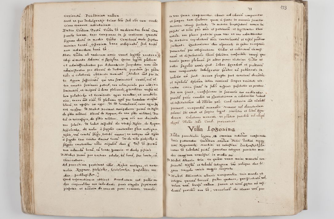 Zdjęcie nr 86 dla obiektu archiwalnego: Acta visitationis exterioris decanatuum Tarnoviensis, Dobcicensis, Woynicensis, Opatowiensis, Lypnicensis et Wielicensis ad Archidiaconatum Cracoviensis pertinentium per venerabilem Christophorum Cazimirski Praepositum Tarnoviensis mandato Illustrissimi Principis et Domini Domini Georgini Divina Miseratione S. R. Ecclessia Tituli S. Sixti Card. Praesbyteri Rzadziwł nuncupati Episcopatus Cracoviensis et Ducatus Severiensis administratoris perpetui in Olica et Neswiesz Ducis et ex commissione admodum Rndi. Dni. D. Stanislai Crasinski Archidiaconi in spiritualibus vicarii et generalis officialis Cracoviensis etc. etc.