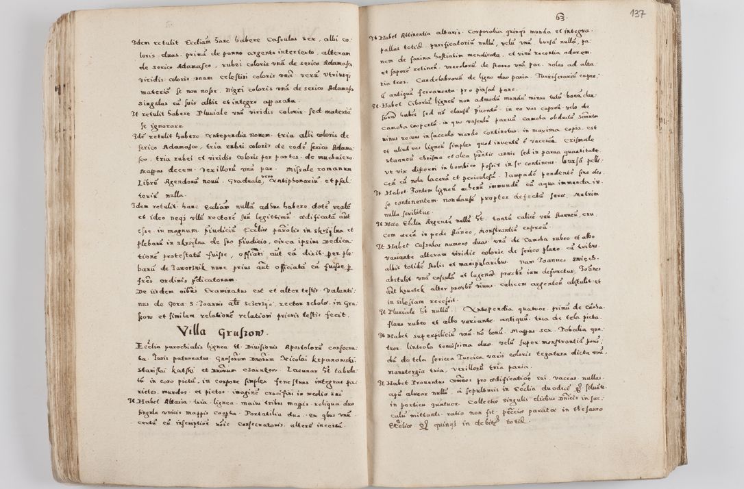 Zdjęcie nr 77 dla obiektu archiwalnego: Acta visitationis exterioris decanatuum Tarnoviensis, Dobcicensis, Woynicensis, Opatowiensis, Lypnicensis et Wielicensis ad Archidiaconatum Cracoviensis pertinentium per venerabilem Christophorum Cazimirski Praepositum Tarnoviensis mandato Illustrissimi Principis et Domini Domini Georgini Divina Miseratione S. R. Ecclessia Tituli S. Sixti Card. Praesbyteri Rzadziwł nuncupati Episcopatus Cracoviensis et Ducatus Severiensis administratoris perpetui in Olica et Neswiesz Ducis et ex commissione admodum Rndi. Dni. D. Stanislai Crasinski Archidiaconi in spiritualibus vicarii et generalis officialis Cracoviensis etc. etc.