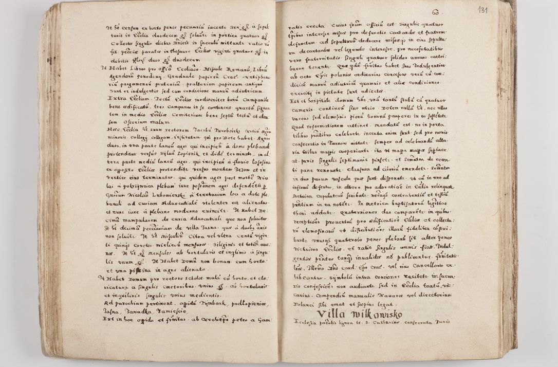 Zdjęcie nr 74 dla obiektu archiwalnego: Acta visitationis exterioris decanatuum Tarnoviensis, Dobcicensis, Woynicensis, Opatowiensis, Lypnicensis et Wielicensis ad Archidiaconatum Cracoviensis pertinentium per venerabilem Christophorum Cazimirski Praepositum Tarnoviensis mandato Illustrissimi Principis et Domini Domini Georgini Divina Miseratione S. R. Ecclessia Tituli S. Sixti Card. Praesbyteri Rzadziwł nuncupati Episcopatus Cracoviensis et Ducatus Severiensis administratoris perpetui in Olica et Neswiesz Ducis et ex commissione admodum Rndi. Dni. D. Stanislai Crasinski Archidiaconi in spiritualibus vicarii et generalis officialis Cracoviensis etc. etc.