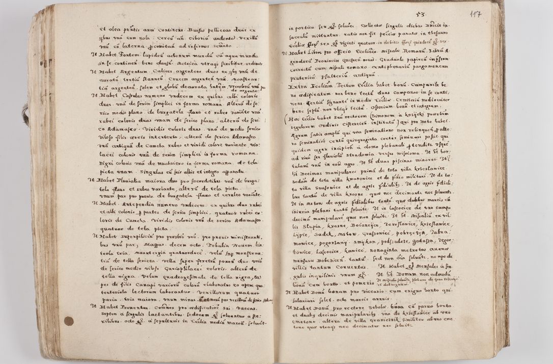 Zdjęcie nr 67 dla obiektu archiwalnego: Acta visitationis exterioris decanatuum Tarnoviensis, Dobcicensis, Woynicensis, Opatowiensis, Lypnicensis et Wielicensis ad Archidiaconatum Cracoviensis pertinentium per venerabilem Christophorum Cazimirski Praepositum Tarnoviensis mandato Illustrissimi Principis et Domini Domini Georgini Divina Miseratione S. R. Ecclessia Tituli S. Sixti Card. Praesbyteri Rzadziwł nuncupati Episcopatus Cracoviensis et Ducatus Severiensis administratoris perpetui in Olica et Neswiesz Ducis et ex commissione admodum Rndi. Dni. D. Stanislai Crasinski Archidiaconi in spiritualibus vicarii et generalis officialis Cracoviensis etc. etc.