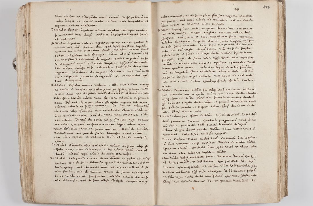 Zdjęcie nr 62 dla obiektu archiwalnego: Acta visitationis exterioris decanatuum Tarnoviensis, Dobcicensis, Woynicensis, Opatowiensis, Lypnicensis et Wielicensis ad Archidiaconatum Cracoviensis pertinentium per venerabilem Christophorum Cazimirski Praepositum Tarnoviensis mandato Illustrissimi Principis et Domini Domini Georgini Divina Miseratione S. R. Ecclessia Tituli S. Sixti Card. Praesbyteri Rzadziwł nuncupati Episcopatus Cracoviensis et Ducatus Severiensis administratoris perpetui in Olica et Neswiesz Ducis et ex commissione admodum Rndi. Dni. D. Stanislai Crasinski Archidiaconi in spiritualibus vicarii et generalis officialis Cracoviensis etc. etc.