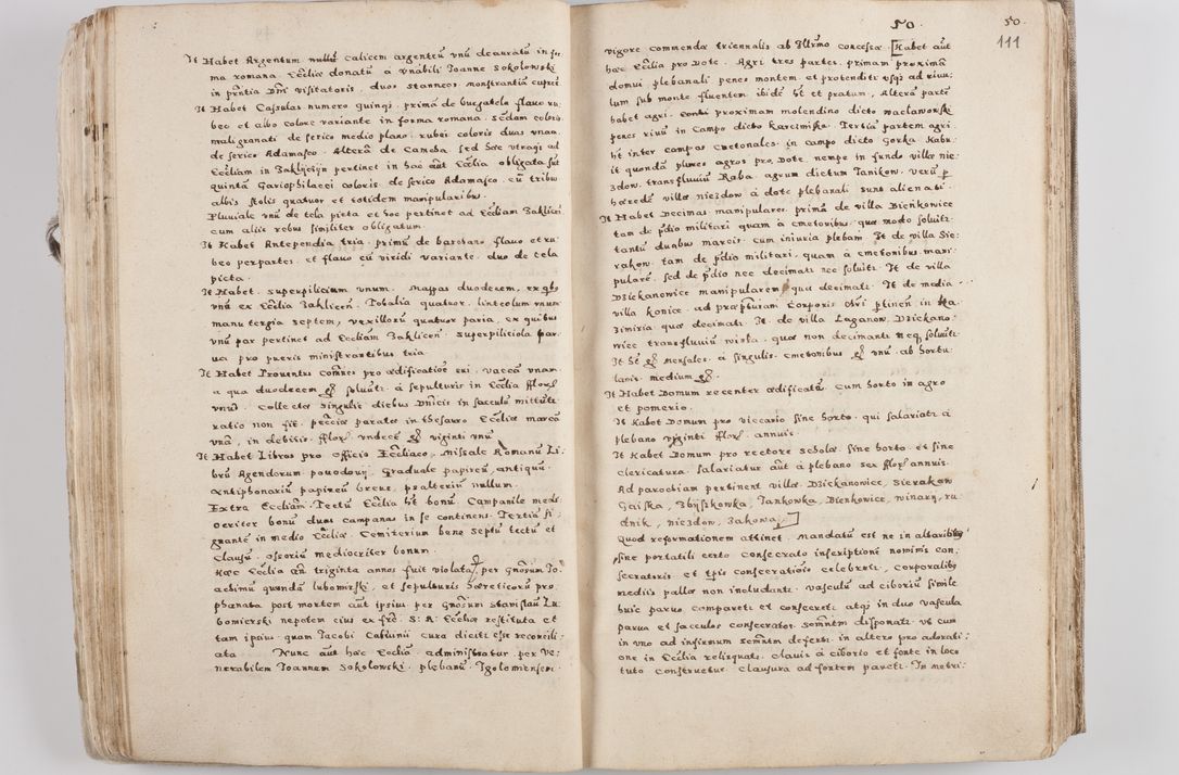 Zdjęcie nr 64 dla obiektu archiwalnego: Acta visitationis exterioris decanatuum Tarnoviensis, Dobcicensis, Woynicensis, Opatowiensis, Lypnicensis et Wielicensis ad Archidiaconatum Cracoviensis pertinentium per venerabilem Christophorum Cazimirski Praepositum Tarnoviensis mandato Illustrissimi Principis et Domini Domini Georgini Divina Miseratione S. R. Ecclessia Tituli S. Sixti Card. Praesbyteri Rzadziwł nuncupati Episcopatus Cracoviensis et Ducatus Severiensis administratoris perpetui in Olica et Neswiesz Ducis et ex commissione admodum Rndi. Dni. D. Stanislai Crasinski Archidiaconi in spiritualibus vicarii et generalis officialis Cracoviensis etc. etc.