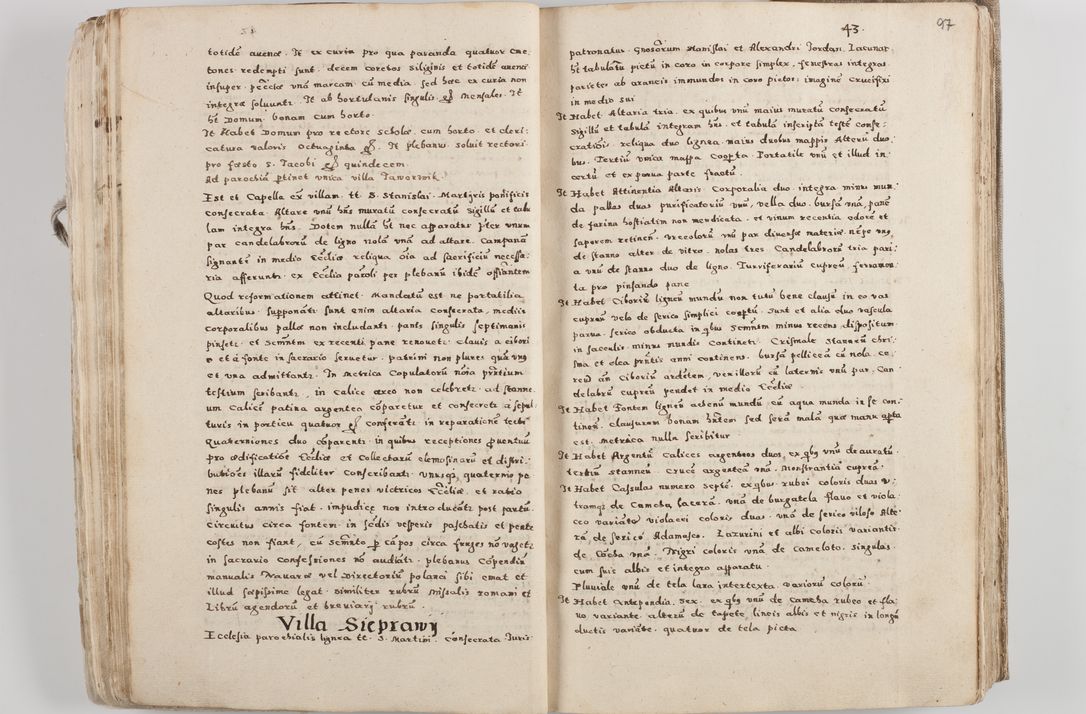 Zdjęcie nr 57 dla obiektu archiwalnego: Acta visitationis exterioris decanatuum Tarnoviensis, Dobcicensis, Woynicensis, Opatowiensis, Lypnicensis et Wielicensis ad Archidiaconatum Cracoviensis pertinentium per venerabilem Christophorum Cazimirski Praepositum Tarnoviensis mandato Illustrissimi Principis et Domini Domini Georgini Divina Miseratione S. R. Ecclessia Tituli S. Sixti Card. Praesbyteri Rzadziwł nuncupati Episcopatus Cracoviensis et Ducatus Severiensis administratoris perpetui in Olica et Neswiesz Ducis et ex commissione admodum Rndi. Dni. D. Stanislai Crasinski Archidiaconi in spiritualibus vicarii et generalis officialis Cracoviensis etc. etc.