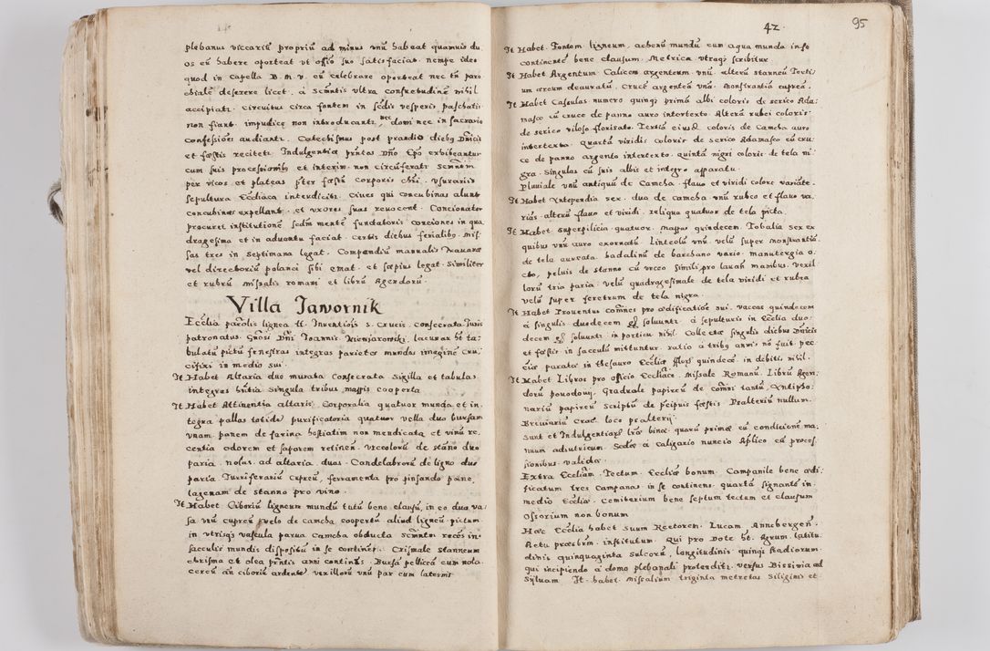 Zdjęcie nr 56 dla obiektu archiwalnego: Acta visitationis exterioris decanatuum Tarnoviensis, Dobcicensis, Woynicensis, Opatowiensis, Lypnicensis et Wielicensis ad Archidiaconatum Cracoviensis pertinentium per venerabilem Christophorum Cazimirski Praepositum Tarnoviensis mandato Illustrissimi Principis et Domini Domini Georgini Divina Miseratione S. R. Ecclessia Tituli S. Sixti Card. Praesbyteri Rzadziwł nuncupati Episcopatus Cracoviensis et Ducatus Severiensis administratoris perpetui in Olica et Neswiesz Ducis et ex commissione admodum Rndi. Dni. D. Stanislai Crasinski Archidiaconi in spiritualibus vicarii et generalis officialis Cracoviensis etc. etc.