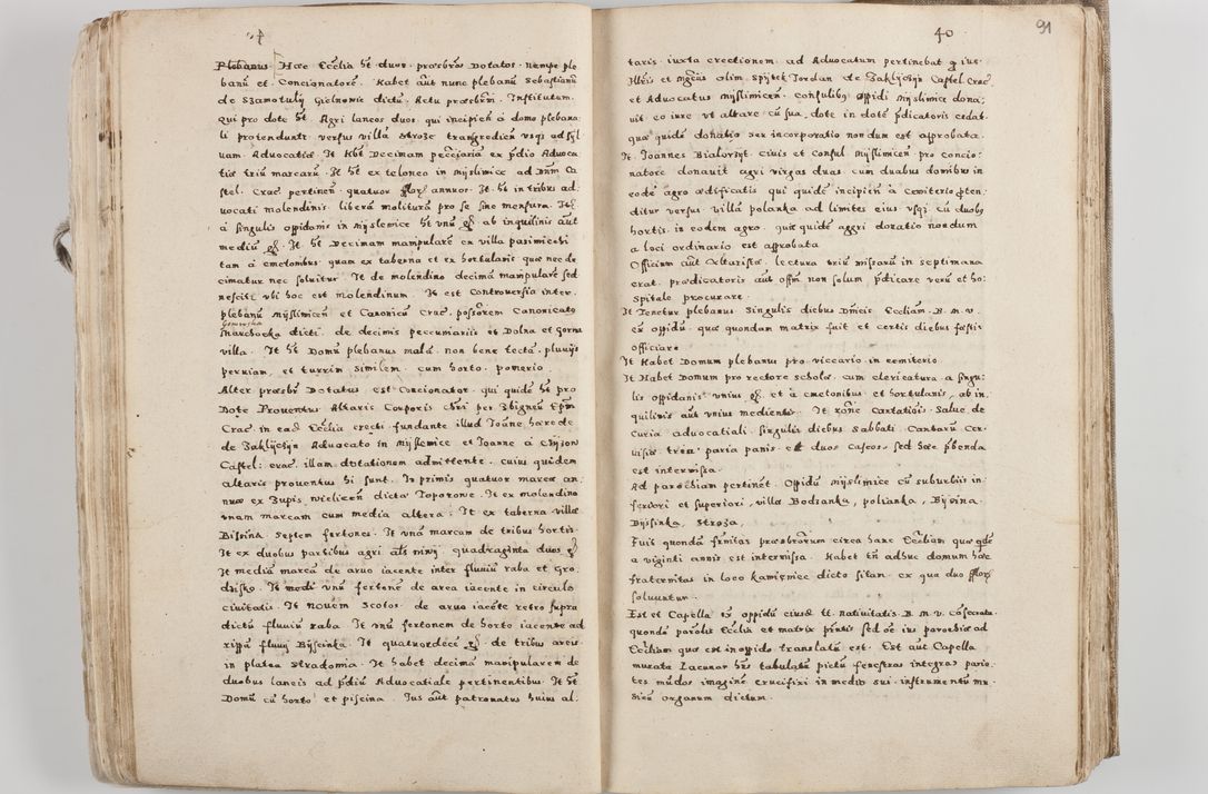 Zdjęcie nr 54 dla obiektu archiwalnego: Acta visitationis exterioris decanatuum Tarnoviensis, Dobcicensis, Woynicensis, Opatowiensis, Lypnicensis et Wielicensis ad Archidiaconatum Cracoviensis pertinentium per venerabilem Christophorum Cazimirski Praepositum Tarnoviensis mandato Illustrissimi Principis et Domini Domini Georgini Divina Miseratione S. R. Ecclessia Tituli S. Sixti Card. Praesbyteri Rzadziwł nuncupati Episcopatus Cracoviensis et Ducatus Severiensis administratoris perpetui in Olica et Neswiesz Ducis et ex commissione admodum Rndi. Dni. D. Stanislai Crasinski Archidiaconi in spiritualibus vicarii et generalis officialis Cracoviensis etc. etc.
