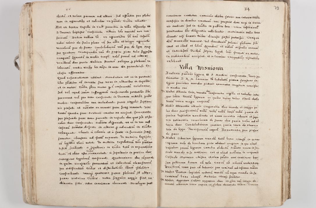 Zdjęcie nr 48 dla obiektu archiwalnego: Acta visitationis exterioris decanatuum Tarnoviensis, Dobcicensis, Woynicensis, Opatowiensis, Lypnicensis et Wielicensis ad Archidiaconatum Cracoviensis pertinentium per venerabilem Christophorum Cazimirski Praepositum Tarnoviensis mandato Illustrissimi Principis et Domini Domini Georgini Divina Miseratione S. R. Ecclessia Tituli S. Sixti Card. Praesbyteri Rzadziwł nuncupati Episcopatus Cracoviensis et Ducatus Severiensis administratoris perpetui in Olica et Neswiesz Ducis et ex commissione admodum Rndi. Dni. D. Stanislai Crasinski Archidiaconi in spiritualibus vicarii et generalis officialis Cracoviensis etc. etc.