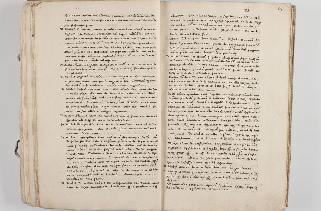Zdjęcie nr 42 dla obiektu archiwalnego: Acta visitationis exterioris decanatuum Tarnoviensis, Dobcicensis, Woynicensis, Opatowiensis, Lypnicensis et Wielicensis ad Archidiaconatum Cracoviensis pertinentium per venerabilem Christophorum Cazimirski Praepositum Tarnoviensis mandato Illustrissimi Principis et Domini Domini Georgini Divina Miseratione S. R. Ecclessia Tituli S. Sixti Card. Praesbyteri Rzadziwł nuncupati Episcopatus Cracoviensis et Ducatus Severiensis administratoris perpetui in Olica et Neswiesz Ducis et ex commissione admodum Rndi. Dni. D. Stanislai Crasinski Archidiaconi in spiritualibus vicarii et generalis officialis Cracoviensis etc. etc.