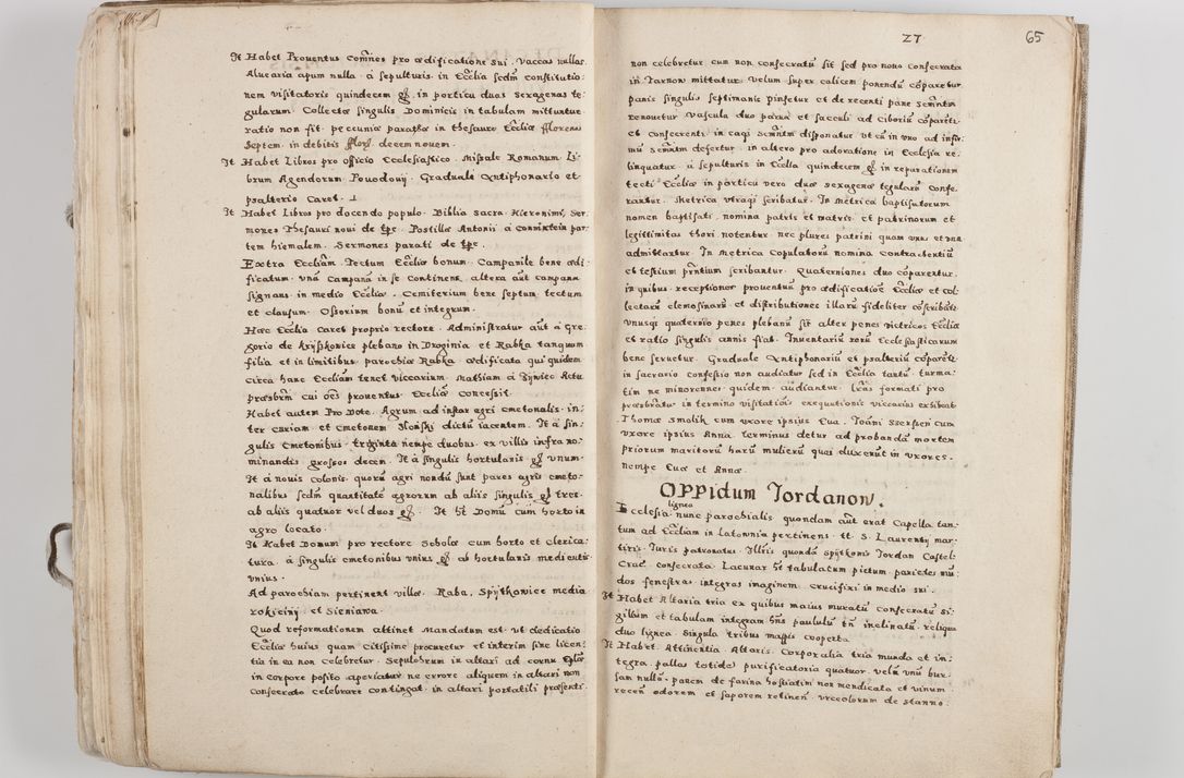 Zdjęcie nr 41 dla obiektu archiwalnego: Acta visitationis exterioris decanatuum Tarnoviensis, Dobcicensis, Woynicensis, Opatowiensis, Lypnicensis et Wielicensis ad Archidiaconatum Cracoviensis pertinentium per venerabilem Christophorum Cazimirski Praepositum Tarnoviensis mandato Illustrissimi Principis et Domini Domini Georgini Divina Miseratione S. R. Ecclessia Tituli S. Sixti Card. Praesbyteri Rzadziwł nuncupati Episcopatus Cracoviensis et Ducatus Severiensis administratoris perpetui in Olica et Neswiesz Ducis et ex commissione admodum Rndi. Dni. D. Stanislai Crasinski Archidiaconi in spiritualibus vicarii et generalis officialis Cracoviensis etc. etc.