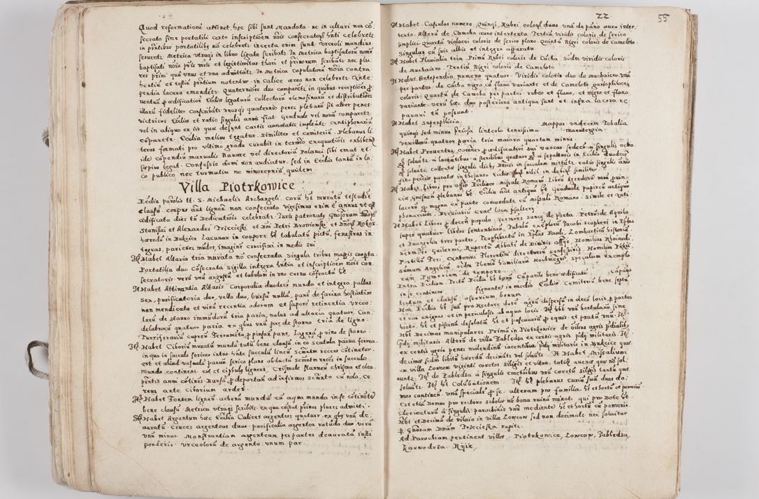 Zdjęcie nr 36 dla obiektu archiwalnego: Acta visitationis exterioris decanatuum Tarnoviensis, Dobcicensis, Woynicensis, Opatowiensis, Lypnicensis et Wielicensis ad Archidiaconatum Cracoviensis pertinentium per venerabilem Christophorum Cazimirski Praepositum Tarnoviensis mandato Illustrissimi Principis et Domini Domini Georgini Divina Miseratione S. R. Ecclessia Tituli S. Sixti Card. Praesbyteri Rzadziwł nuncupati Episcopatus Cracoviensis et Ducatus Severiensis administratoris perpetui in Olica et Neswiesz Ducis et ex commissione admodum Rndi. Dni. D. Stanislai Crasinski Archidiaconi in spiritualibus vicarii et generalis officialis Cracoviensis etc. etc.