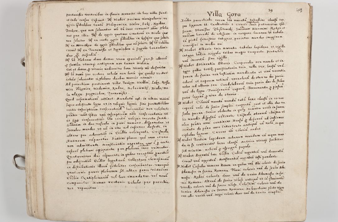 Zdjęcie nr 33 dla obiektu archiwalnego: Acta visitationis exterioris decanatuum Tarnoviensis, Dobcicensis, Woynicensis, Opatowiensis, Lypnicensis et Wielicensis ad Archidiaconatum Cracoviensis pertinentium per venerabilem Christophorum Cazimirski Praepositum Tarnoviensis mandato Illustrissimi Principis et Domini Domini Georgini Divina Miseratione S. R. Ecclessia Tituli S. Sixti Card. Praesbyteri Rzadziwł nuncupati Episcopatus Cracoviensis et Ducatus Severiensis administratoris perpetui in Olica et Neswiesz Ducis et ex commissione admodum Rndi. Dni. D. Stanislai Crasinski Archidiaconi in spiritualibus vicarii et generalis officialis Cracoviensis etc. etc.