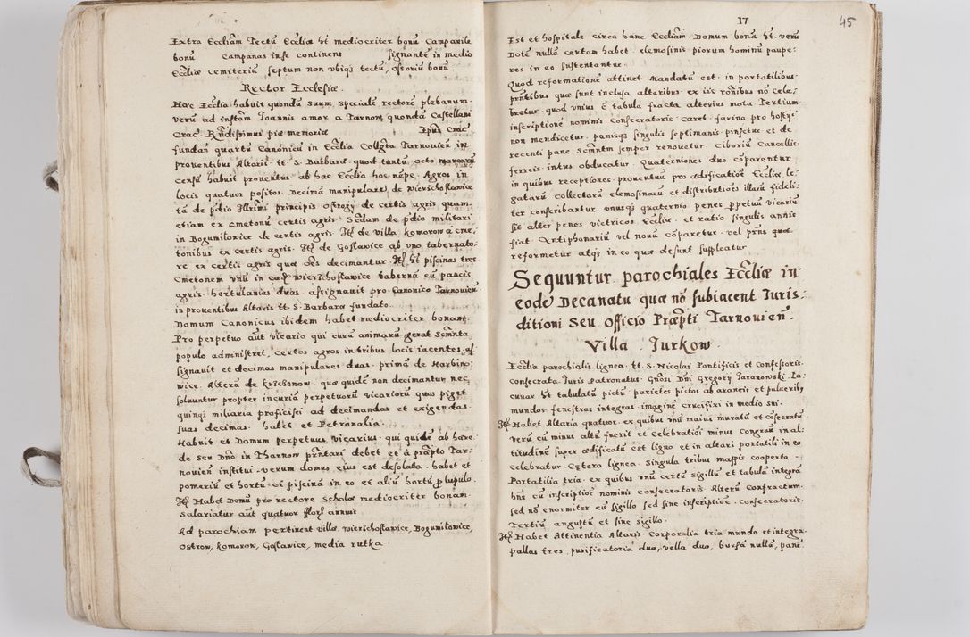 Zdjęcie nr 30 dla obiektu archiwalnego: Acta visitationis exterioris decanatuum Tarnoviensis, Dobcicensis, Woynicensis, Opatowiensis, Lypnicensis et Wielicensis ad Archidiaconatum Cracoviensis pertinentium per venerabilem Christophorum Cazimirski Praepositum Tarnoviensis mandato Illustrissimi Principis et Domini Domini Georgini Divina Miseratione S. R. Ecclessia Tituli S. Sixti Card. Praesbyteri Rzadziwł nuncupati Episcopatus Cracoviensis et Ducatus Severiensis administratoris perpetui in Olica et Neswiesz Ducis et ex commissione admodum Rndi. Dni. D. Stanislai Crasinski Archidiaconi in spiritualibus vicarii et generalis officialis Cracoviensis etc. etc.