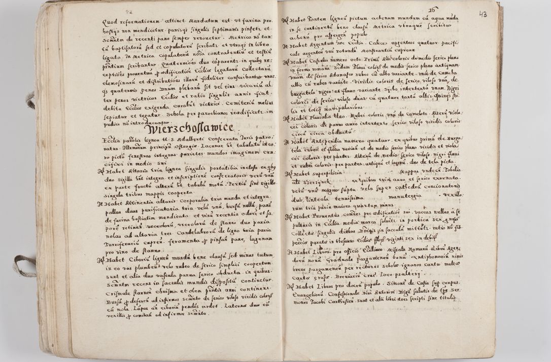 Zdjęcie nr 29 dla obiektu archiwalnego: Acta visitationis exterioris decanatuum Tarnoviensis, Dobcicensis, Woynicensis, Opatowiensis, Lypnicensis et Wielicensis ad Archidiaconatum Cracoviensis pertinentium per venerabilem Christophorum Cazimirski Praepositum Tarnoviensis mandato Illustrissimi Principis et Domini Domini Georgini Divina Miseratione S. R. Ecclessia Tituli S. Sixti Card. Praesbyteri Rzadziwł nuncupati Episcopatus Cracoviensis et Ducatus Severiensis administratoris perpetui in Olica et Neswiesz Ducis et ex commissione admodum Rndi. Dni. D. Stanislai Crasinski Archidiaconi in spiritualibus vicarii et generalis officialis Cracoviensis etc. etc.