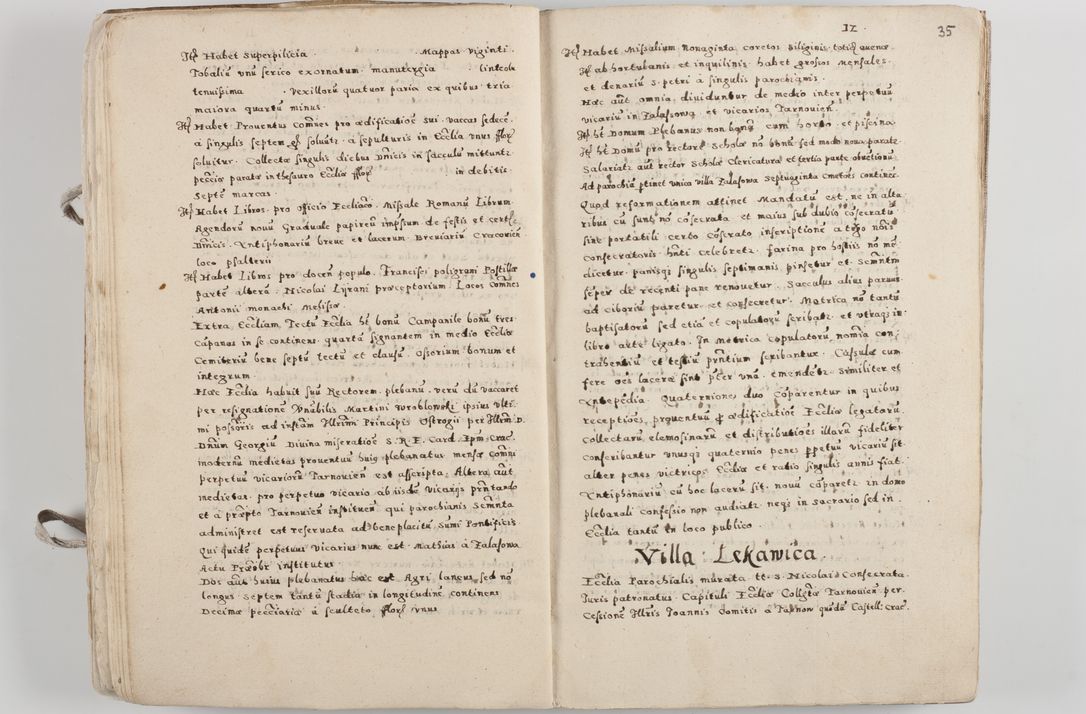 Zdjęcie nr 23 dla obiektu archiwalnego: Acta visitationis exterioris decanatuum Tarnoviensis, Dobcicensis, Woynicensis, Opatowiensis, Lypnicensis et Wielicensis ad Archidiaconatum Cracoviensis pertinentium per venerabilem Christophorum Cazimirski Praepositum Tarnoviensis mandato Illustrissimi Principis et Domini Domini Georgini Divina Miseratione S. R. Ecclessia Tituli S. Sixti Card. Praesbyteri Rzadziwł nuncupati Episcopatus Cracoviensis et Ducatus Severiensis administratoris perpetui in Olica et Neswiesz Ducis et ex commissione admodum Rndi. Dni. D. Stanislai Crasinski Archidiaconi in spiritualibus vicarii et generalis officialis Cracoviensis etc. etc.