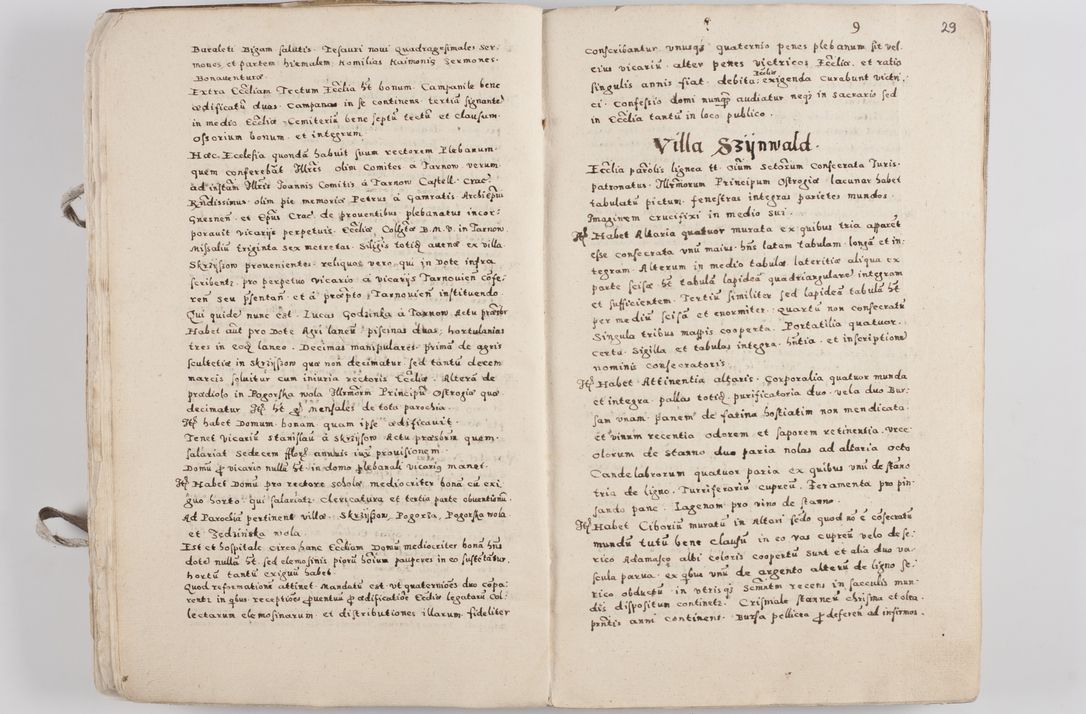 Zdjęcie nr 20 dla obiektu archiwalnego: Acta visitationis exterioris decanatuum Tarnoviensis, Dobcicensis, Woynicensis, Opatowiensis, Lypnicensis et Wielicensis ad Archidiaconatum Cracoviensis pertinentium per venerabilem Christophorum Cazimirski Praepositum Tarnoviensis mandato Illustrissimi Principis et Domini Domini Georgini Divina Miseratione S. R. Ecclessia Tituli S. Sixti Card. Praesbyteri Rzadziwł nuncupati Episcopatus Cracoviensis et Ducatus Severiensis administratoris perpetui in Olica et Neswiesz Ducis et ex commissione admodum Rndi. Dni. D. Stanislai Crasinski Archidiaconi in spiritualibus vicarii et generalis officialis Cracoviensis etc. etc.