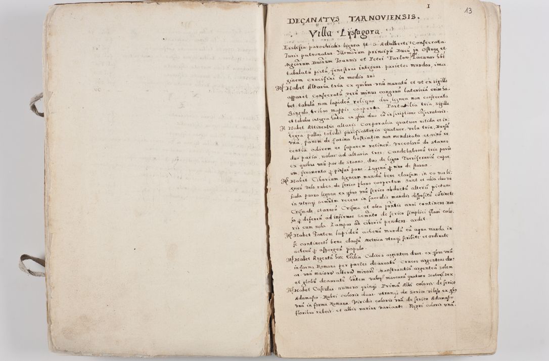 Zdjęcie nr 12 dla obiektu archiwalnego: Acta visitationis exterioris decanatuum Tarnoviensis, Dobcicensis, Woynicensis, Opatowiensis, Lypnicensis et Wielicensis ad Archidiaconatum Cracoviensis pertinentium per venerabilem Christophorum Cazimirski Praepositum Tarnoviensis mandato Illustrissimi Principis et Domini Domini Georgini Divina Miseratione S. R. Ecclessia Tituli S. Sixti Card. Praesbyteri Rzadziwł nuncupati Episcopatus Cracoviensis et Ducatus Severiensis administratoris perpetui in Olica et Neswiesz Ducis et ex commissione admodum Rndi. Dni. D. Stanislai Crasinski Archidiaconi in spiritualibus vicarii et generalis officialis Cracoviensis etc. etc.